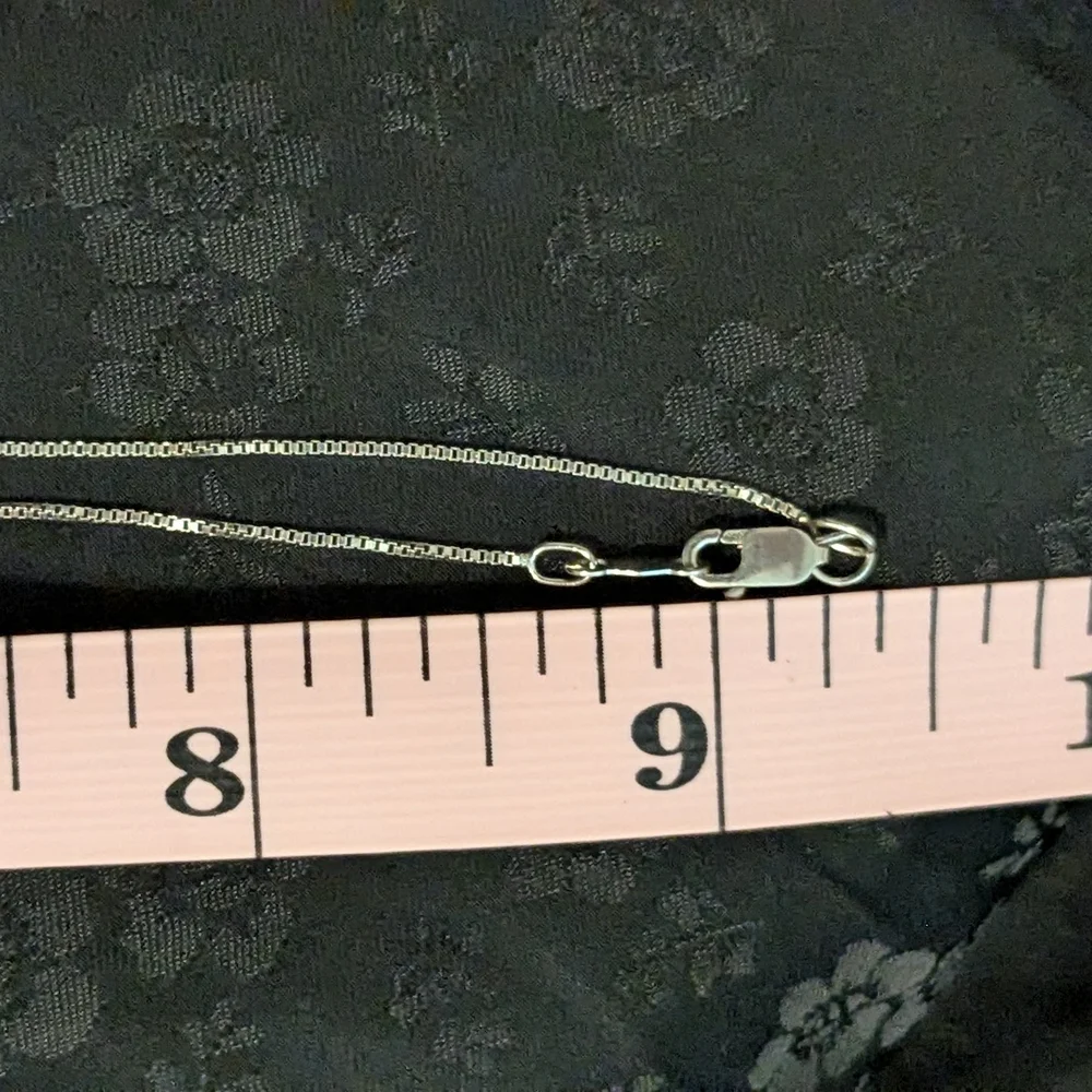 Vintage Art Deco Intricate Filigree 925 Sterling  Heart Locket Pendant Necklace - Picture 9 of 10